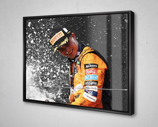 Arte en lienzo en blanco y negro de Dale Earnhardt
