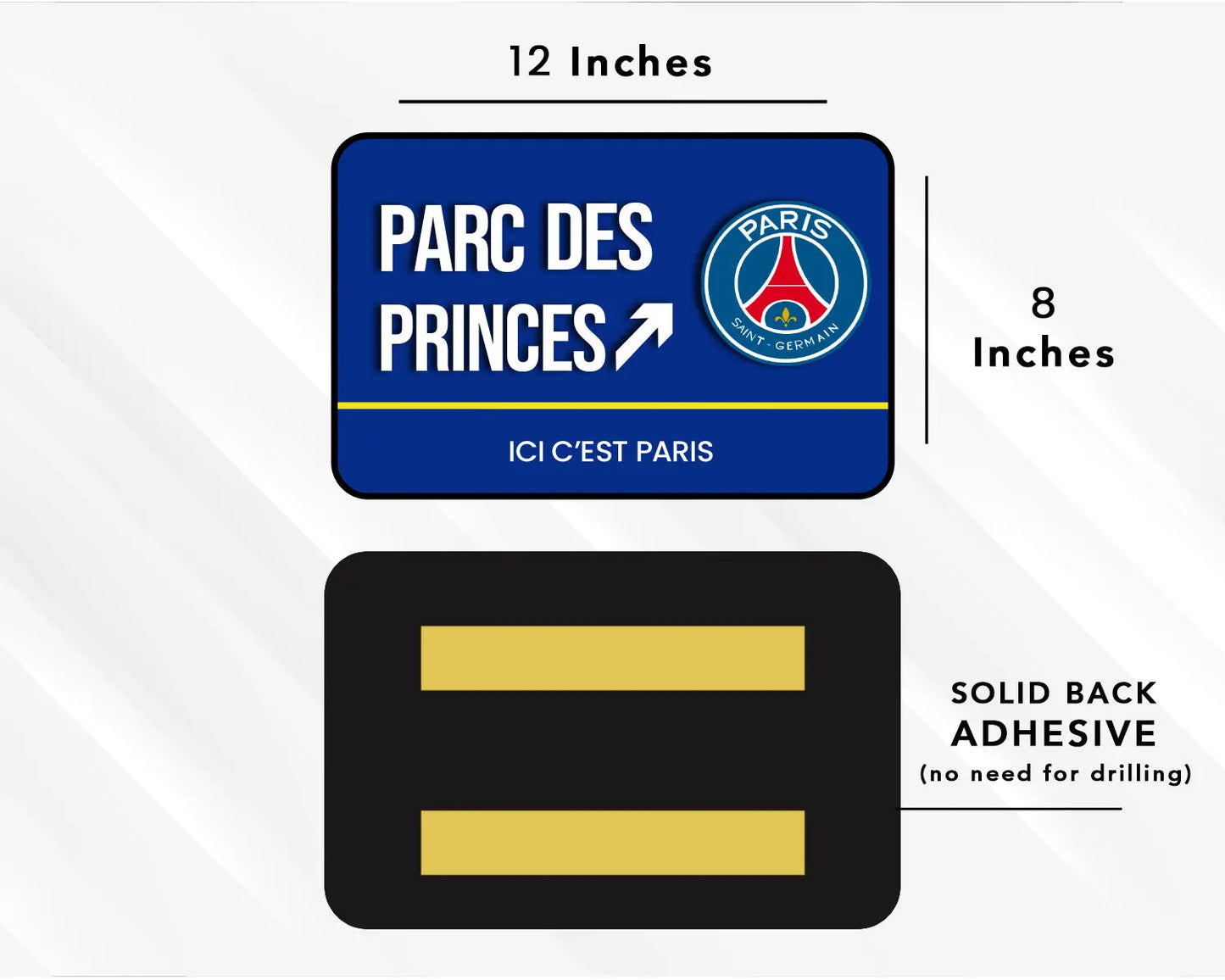 Parc des Princes Stadium Acrylic Door Sign