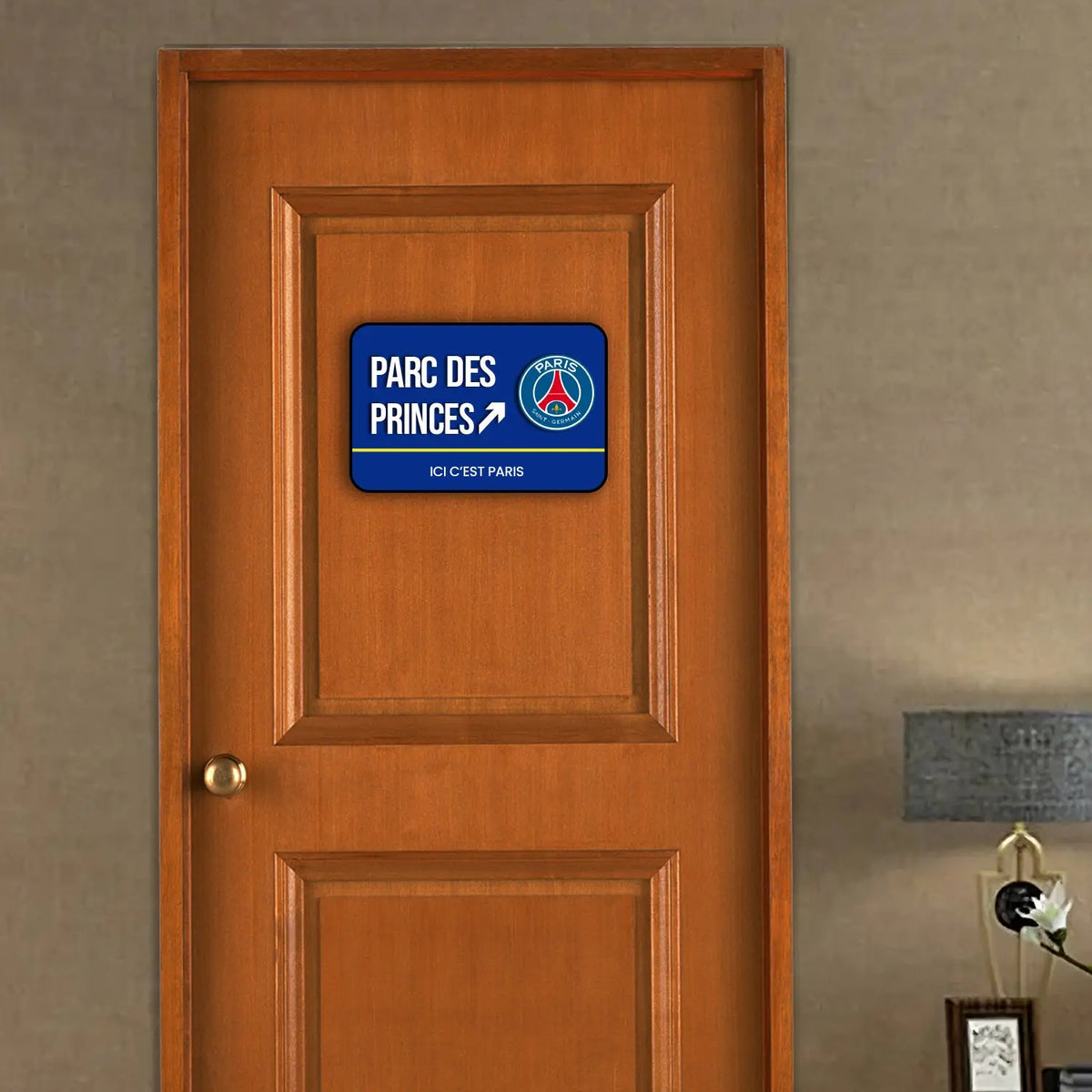 Parc Eng Sign Parc des Princes Stadium Acrylic Door Sign – My Idea Sports Canvas