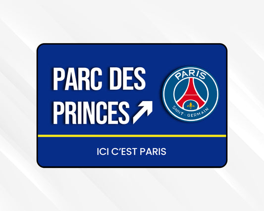 Parc des Princes Stadium Acrylic Door Sign