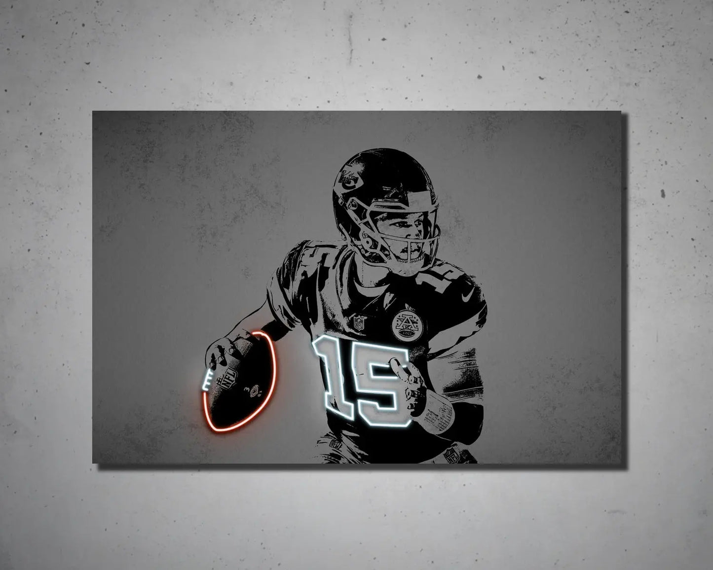 Patrick Mahomes Canvas Wall Art 