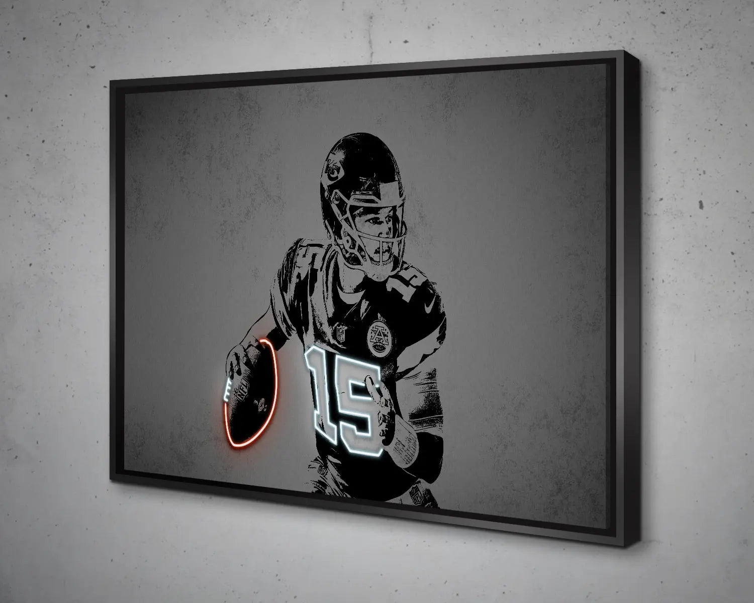 Patrick Mahomes Canvas Wall Art 