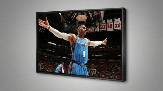 Russell Westbrook Oklahoma City Canvas Wall Art