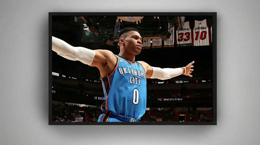 Russell Westbrook Oklahoma City Canvas Wall Art
