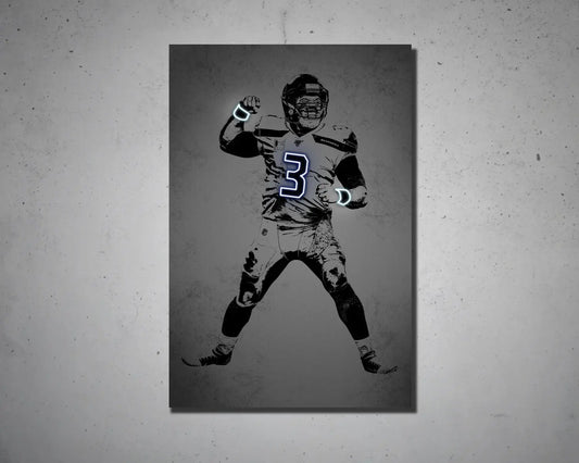 Russell Wilson Canvas Wall Art 