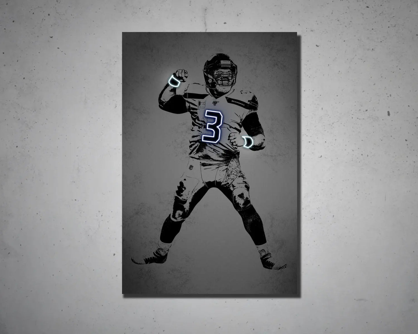 Russell Wilson Canvas Wall Art 