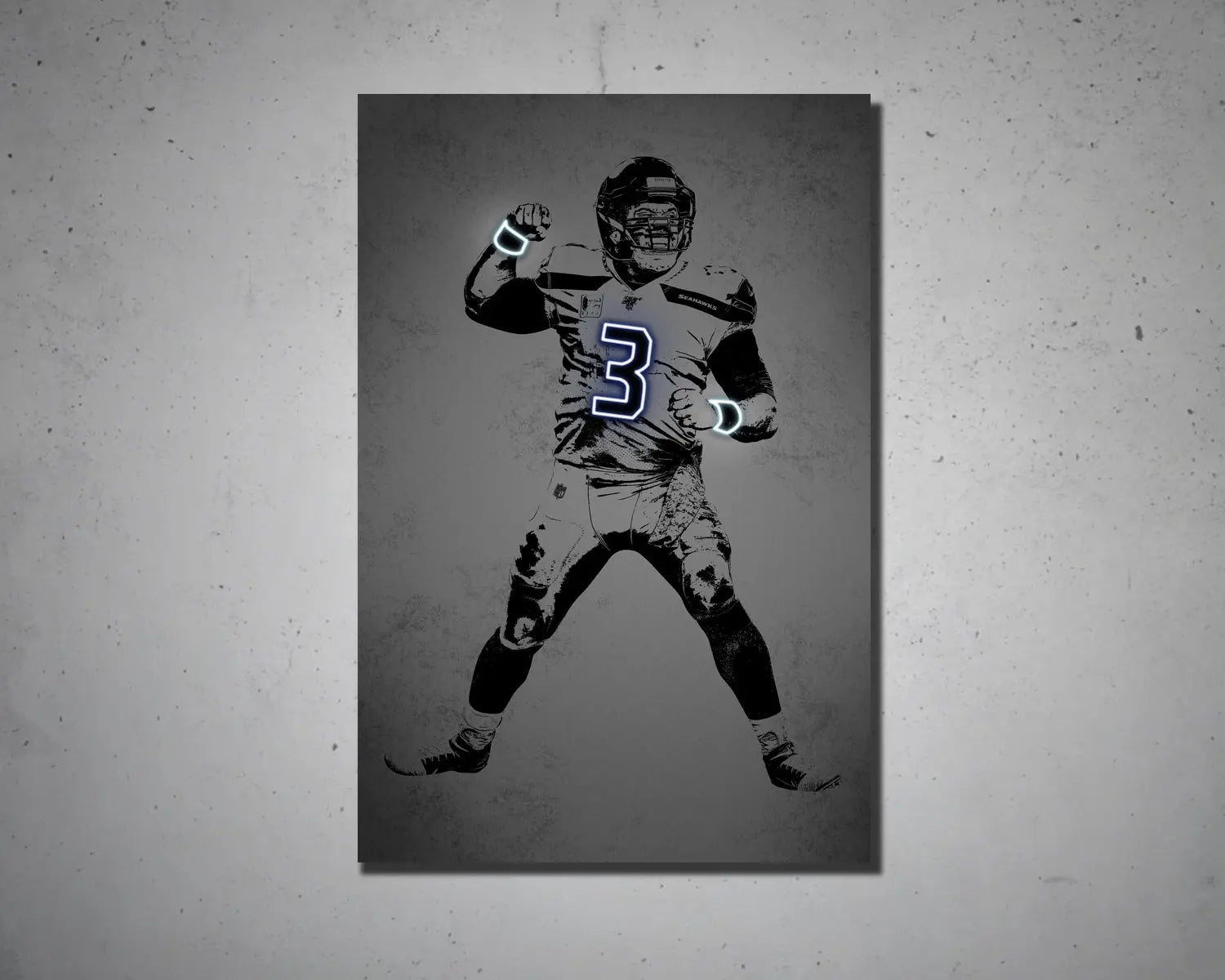 Russell Wilson Canvas Wall Art 