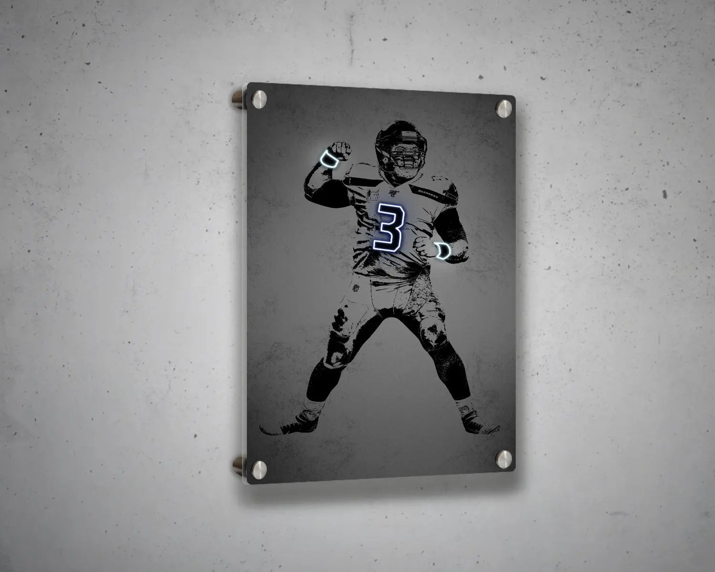 Russell Wilson Canvas Wall Art 