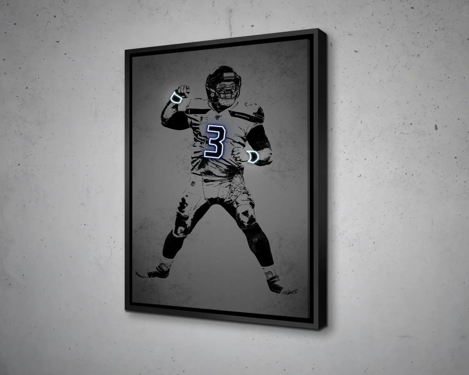Russell Wilson Canvas Wall Art 