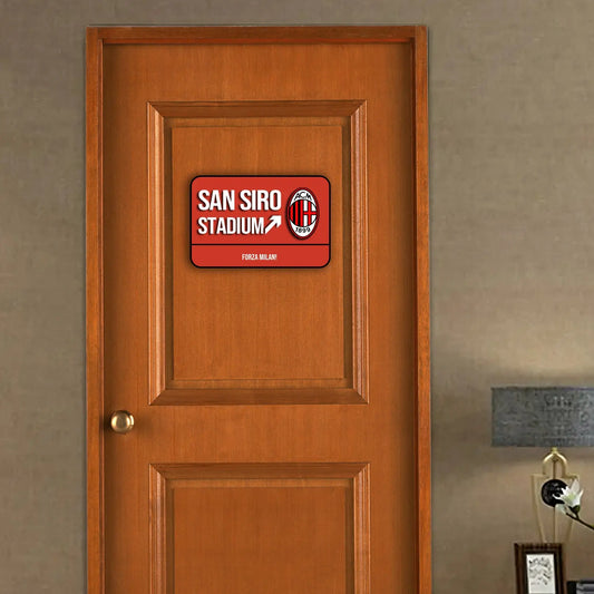 San Siro Stadium Stadium Acrylic Door Sign