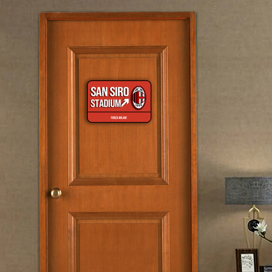 San Siro Stadium Stadium Acrylic Door Sign