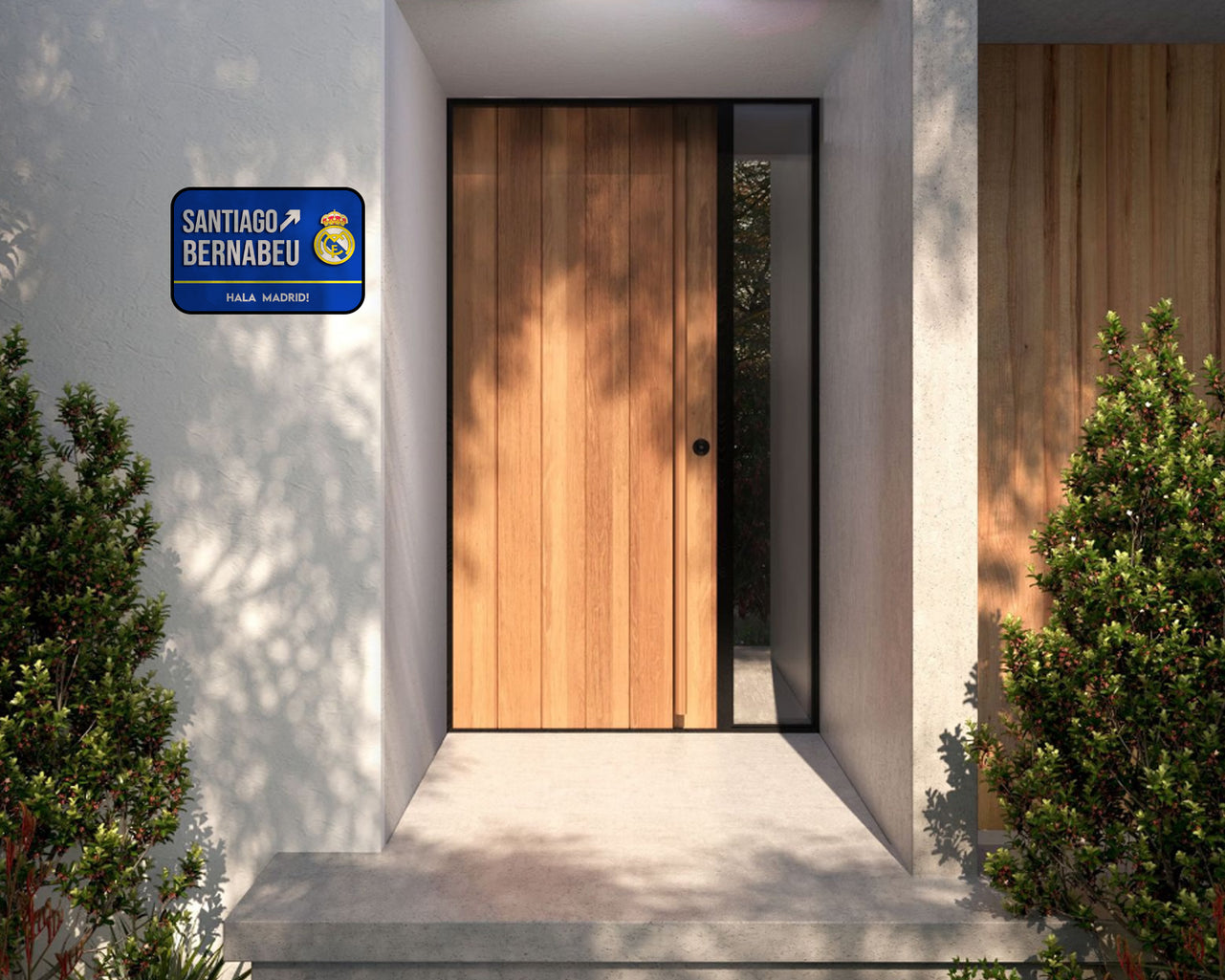 Santiago Bernabeu Stadium Acrylic Door Sign