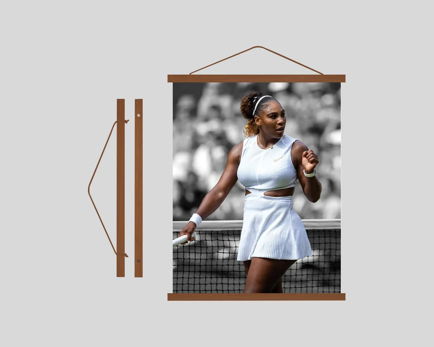 Serena Willams Poster Hanging Frame