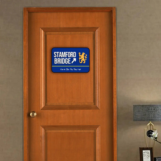 Stamford Bridge Stadium Acrylic Door Sign