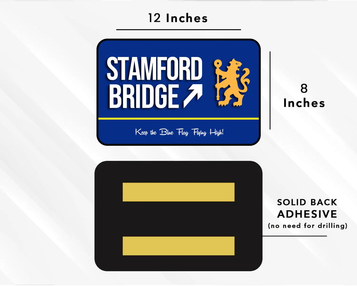 Stamford Bridge Stadium Acrylic Door Sign