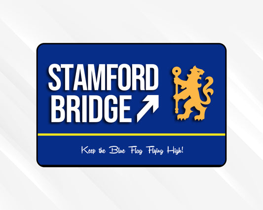 Stamford Bridge Stadium Acrylic Door Sign