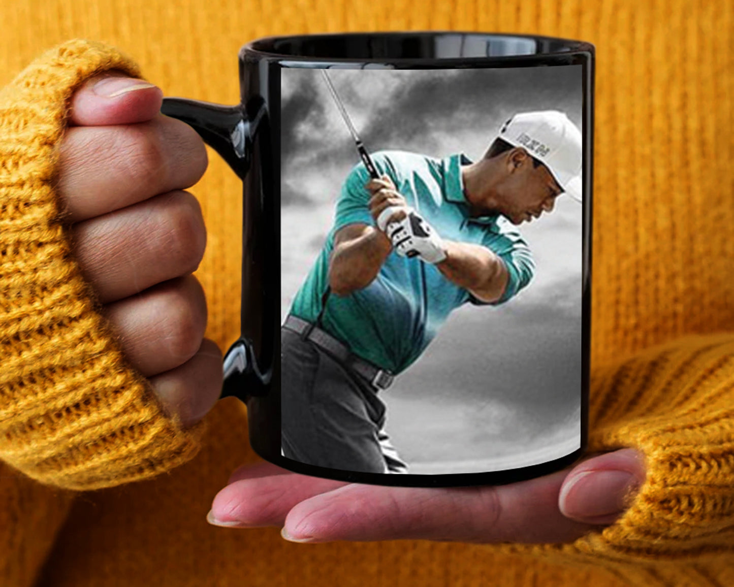 Tiger Woods Mug and Coaster