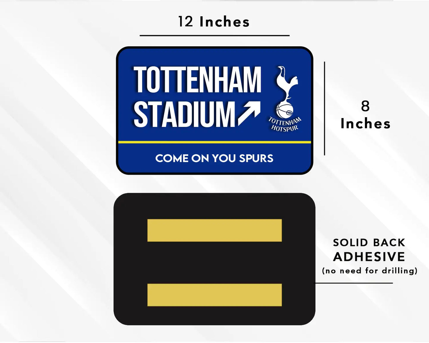 Tottenham Stadium Door Sign