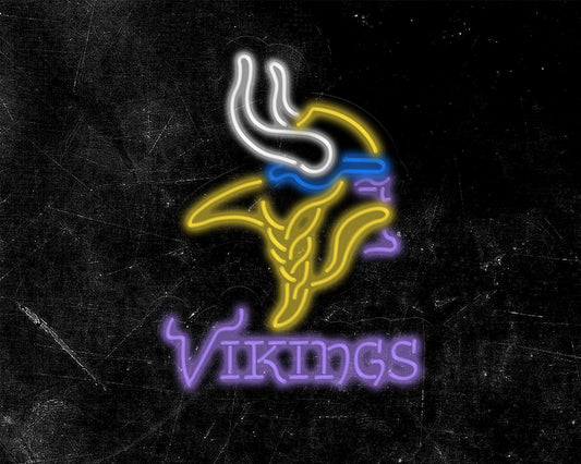 Minnesota Vikings Logo Neon Sign
