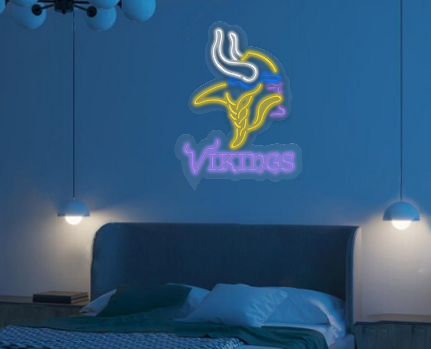 Minnesota Vikings Logo Neon Sign