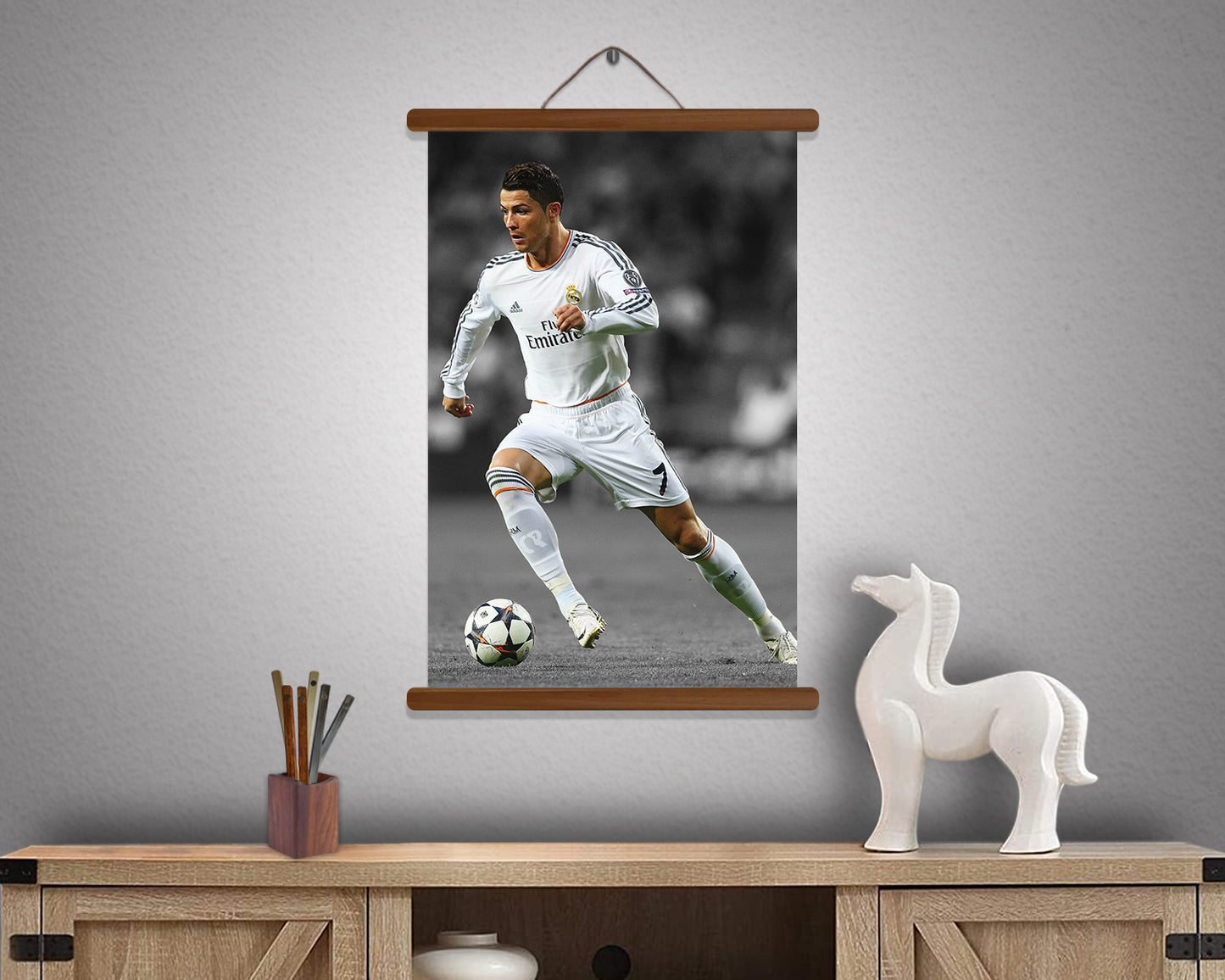 Cristiano Ronaldo Poster Hanging Frame