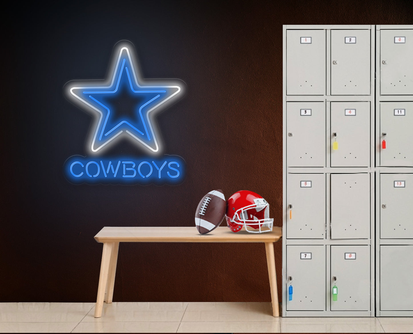 Dallas Cowboys Logo Neon Sign