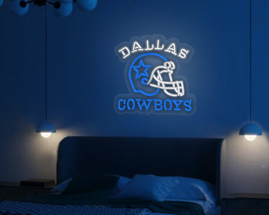 Dallas Cowboys Team Neon Sign