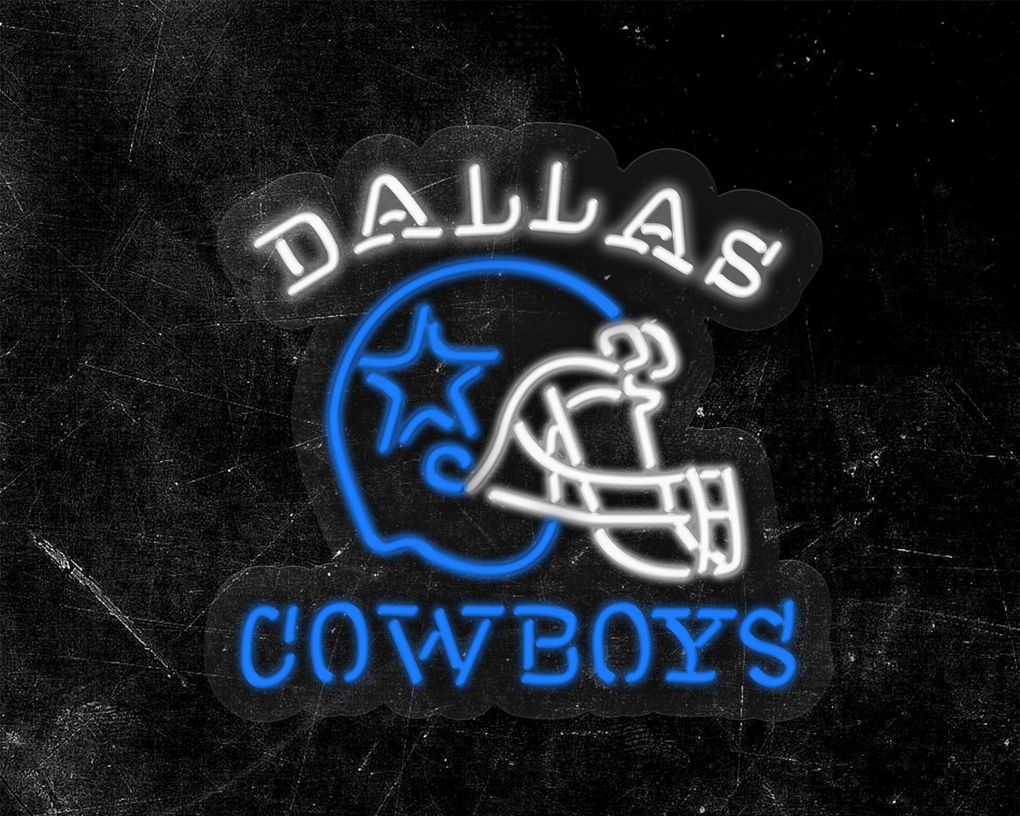 Dallas Cowboys Team Neon Sign