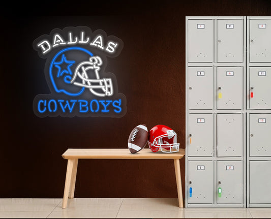 Dallas Cowboys Team Neon Sign