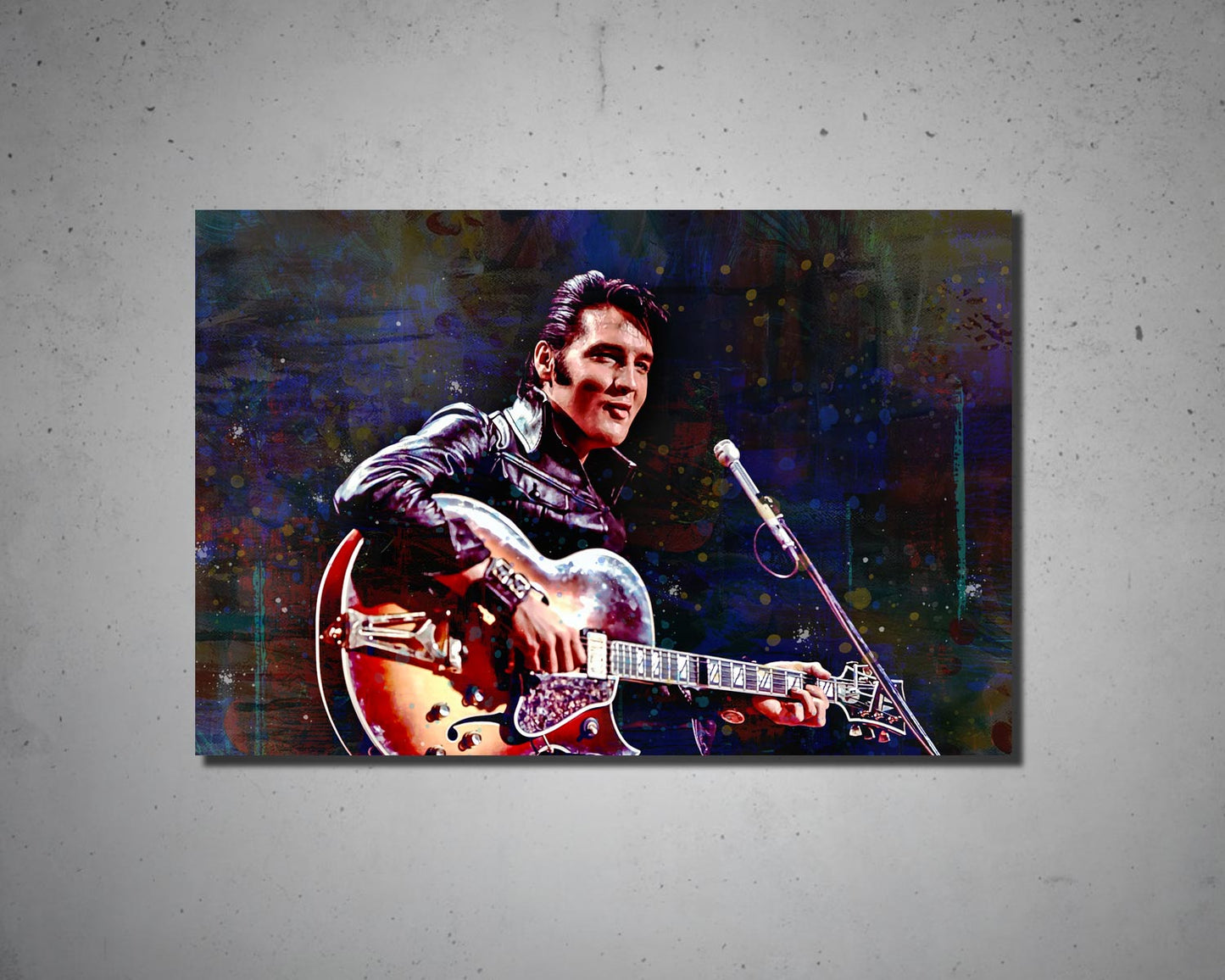 Elvis Presley Multicolour Wall Art