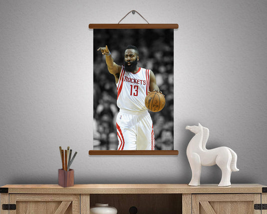 James Harden Poster Hanging Frame