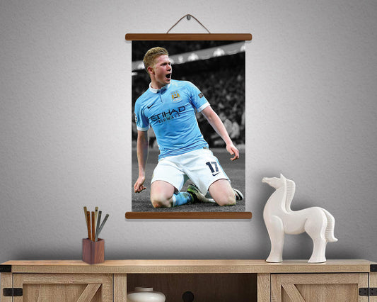 Kevin De Bruyne Poster Hanging Frame