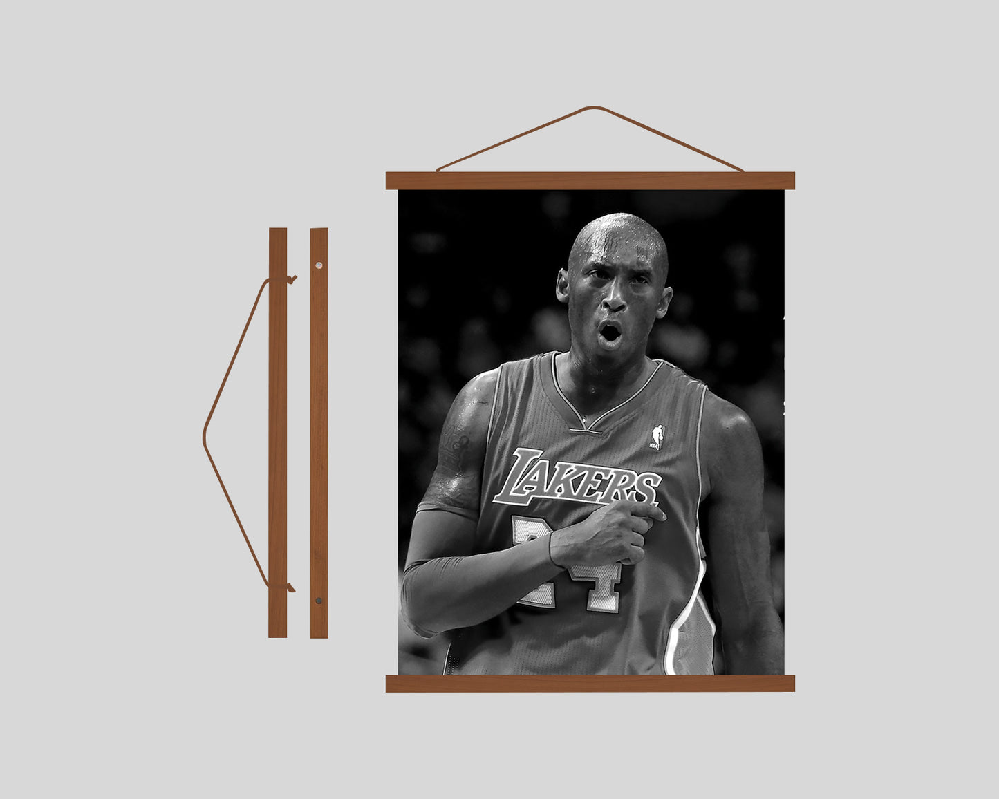 Kobe Bryant Poster Hanging Frame