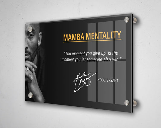Mamba Mentality Acrylic Print