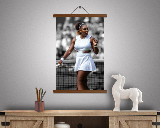 Serena Willams Poster Hanging Frame