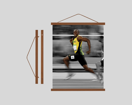 Usain Bolt Poster Hanging Frame