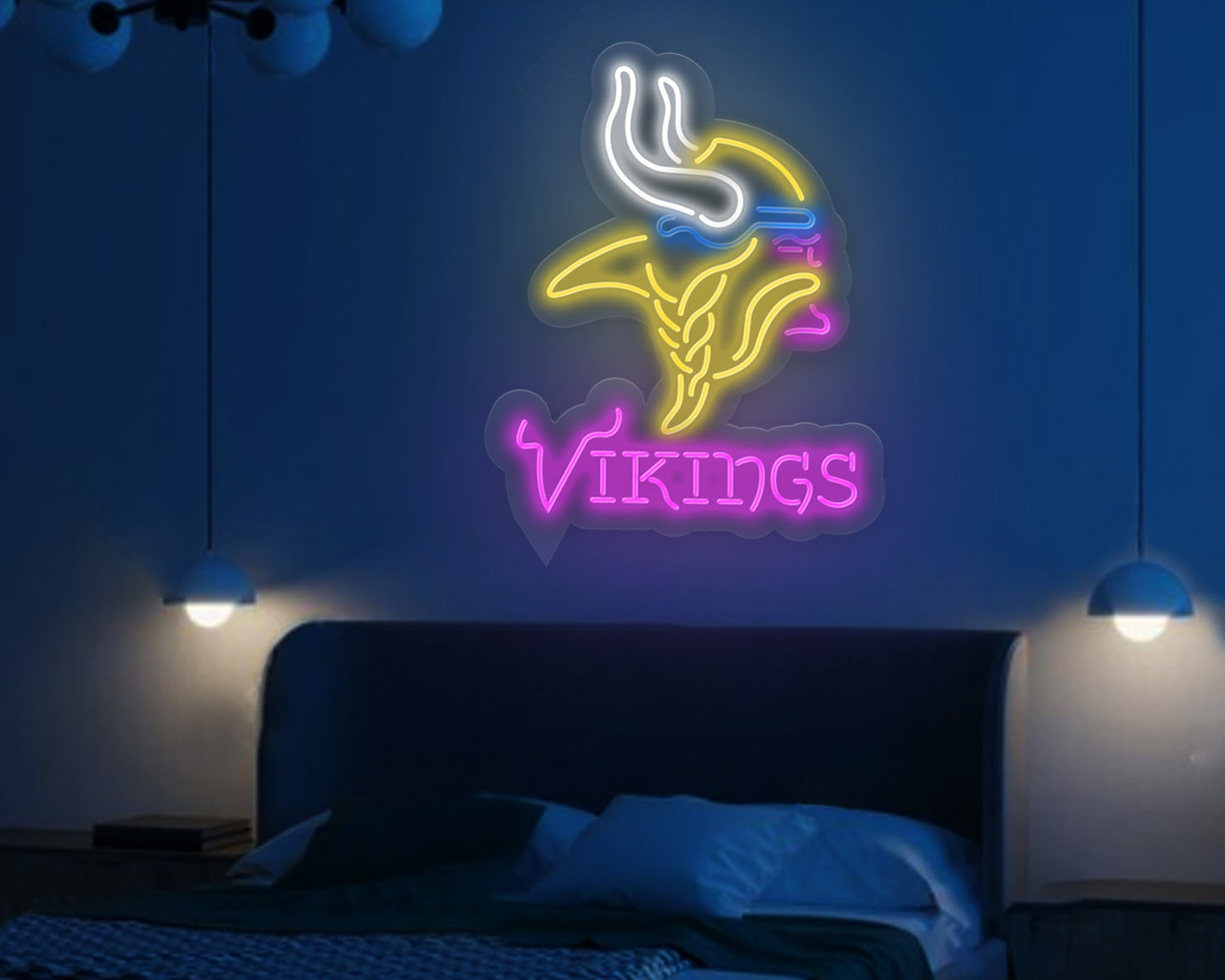 Minnesota Vikings Logo Neon Sign