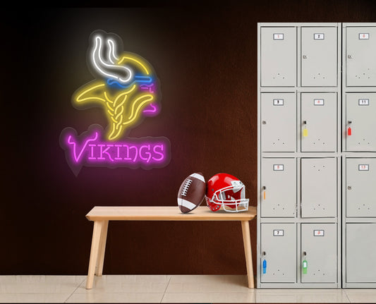 Minnesota Vikings Logo Neon Sign