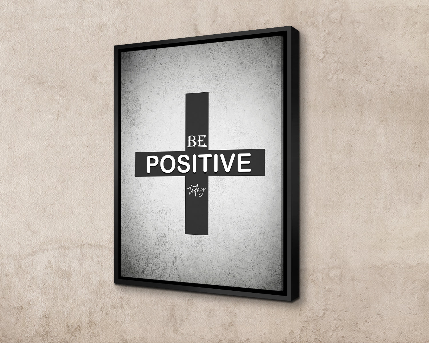 Be Positive Today Canvas Wall Art 