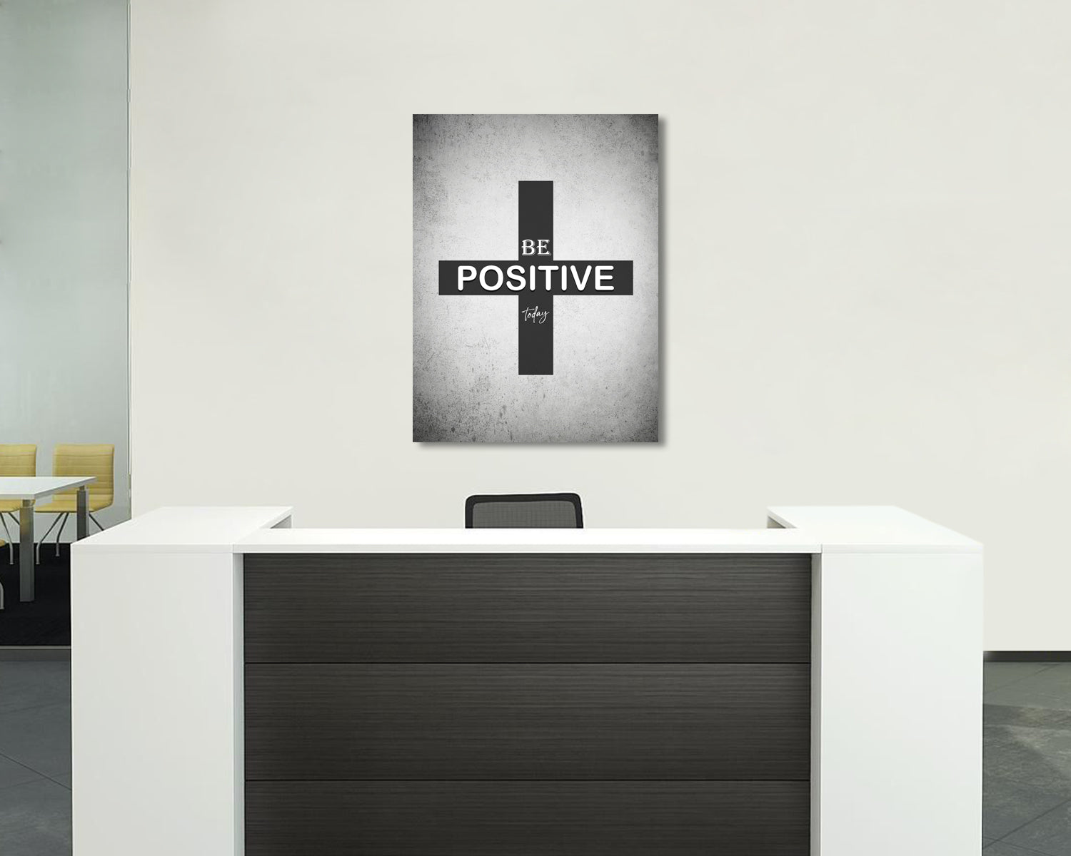 Be Positive Today Canvas Wall Art 