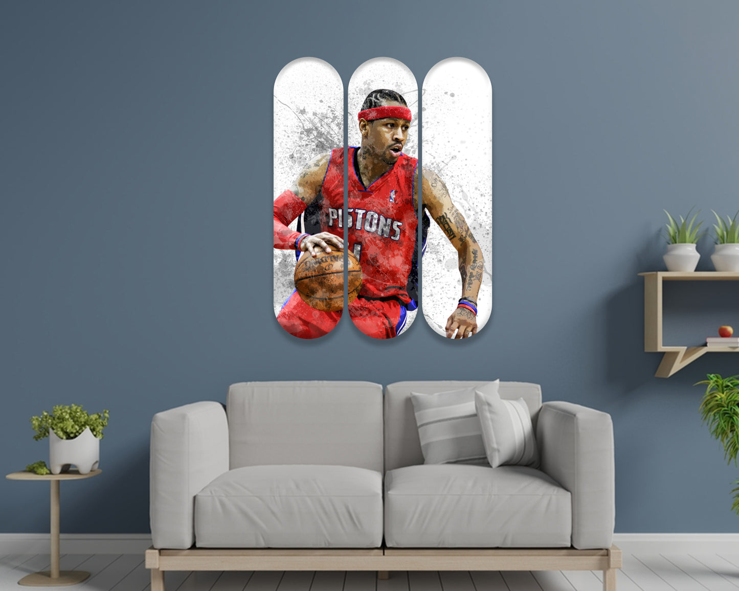 Allen lversson Acrylic Skateboard Wall Art 