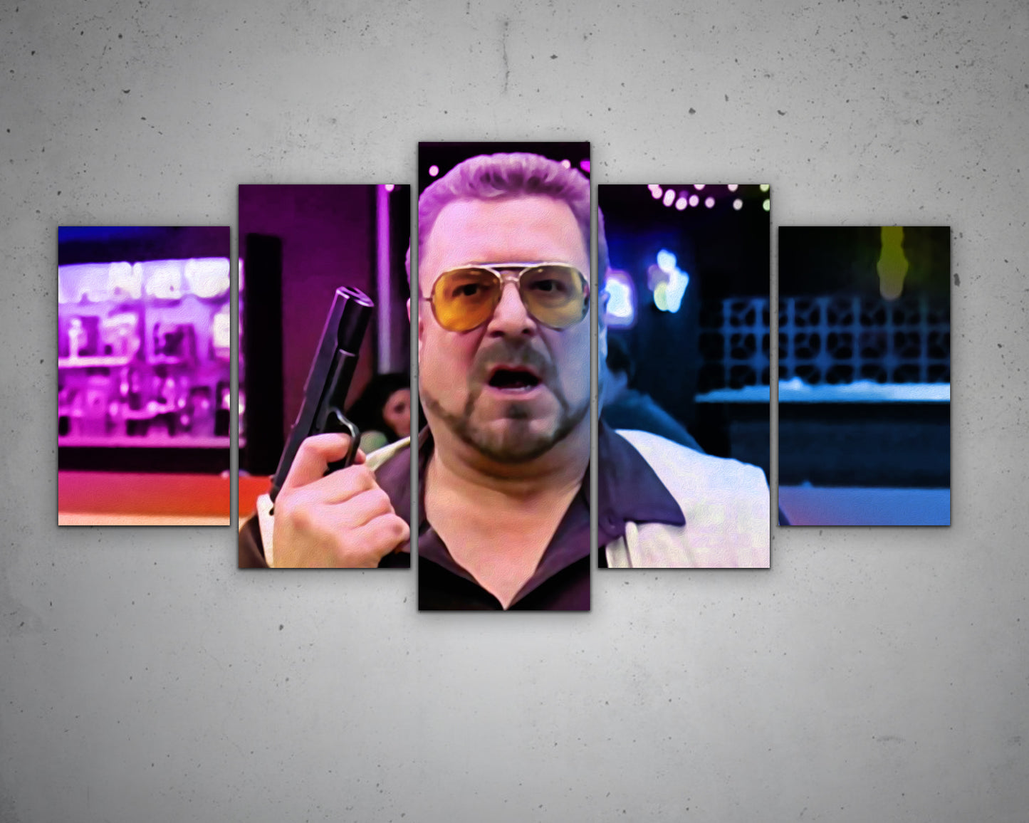 Walter Sobchak Multicolour Dude Wall Art 