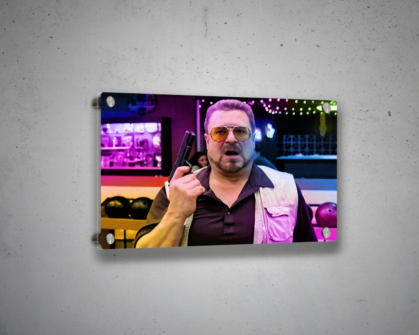 Walter Sobchak Multicolour Dude Wall Art 