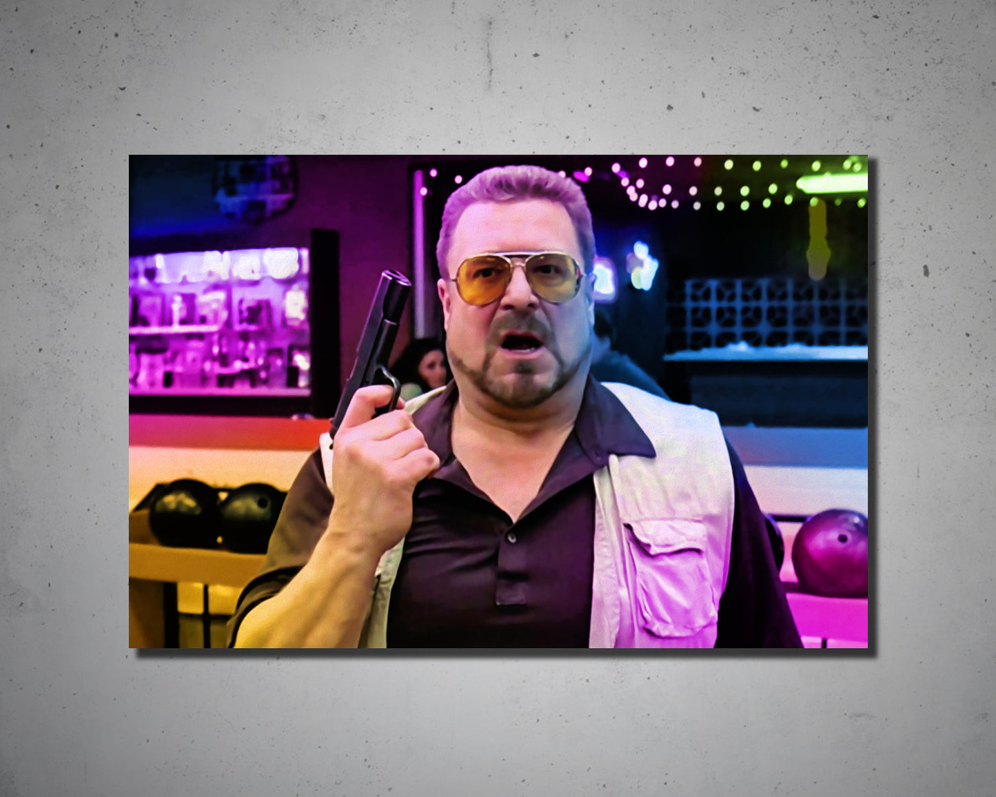 Walter Sobchak Multicolour Dude Wall Art 