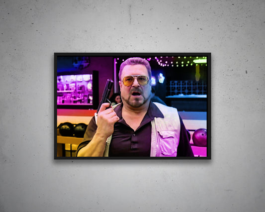 Walter Sobchak Multicolour Dude Wall Art 