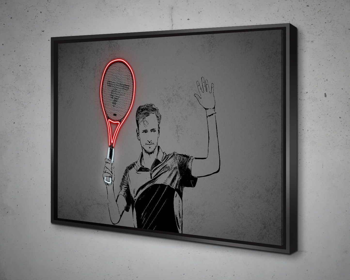 Daniil Medvedev Canvas Wall Art 