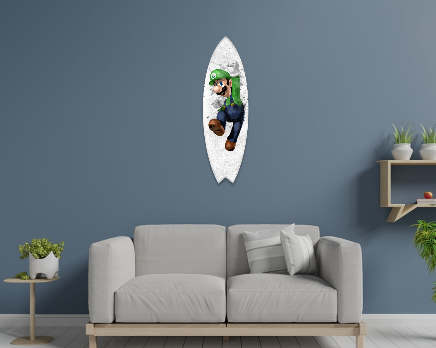 Luigi Acrylic Surfboard Wall Art 