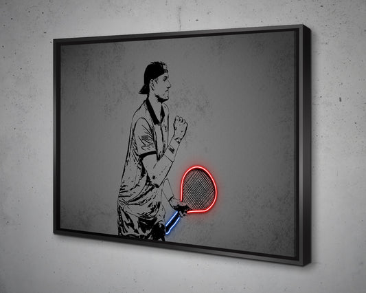 John Isner Canvas Wall Art