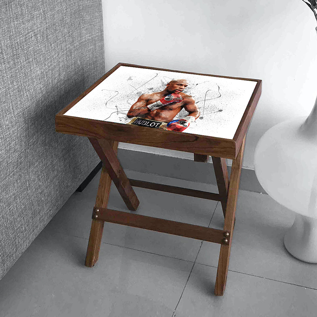 Floyd Mayweather Splash Effect Coffee and Laptop Table 