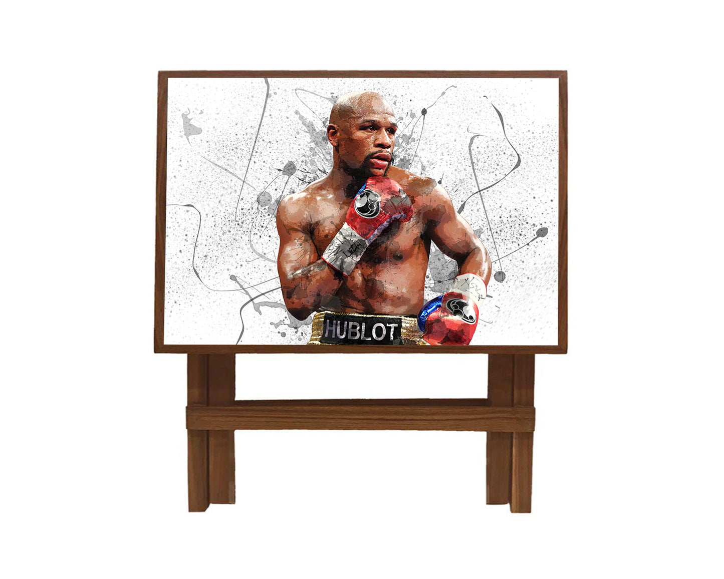 Floyd Mayweather Splash Effect Coffee and Laptop Table 